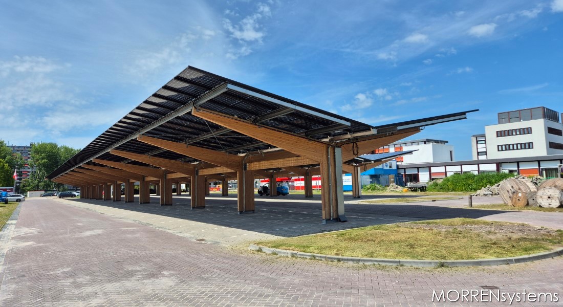 MORRENsystems solar parking Nij Smellinghe Drachten